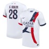 Officiële Voetbalshirt Paris Saint-Germain Carlos Soler 28 Uit 2024-25 - Heren